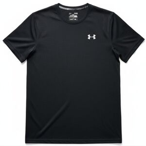 Under Armour HeatGear Black Running T-Shirt Men’s Small Fitted
